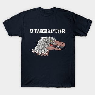 Utahraptor Head T-Shirt